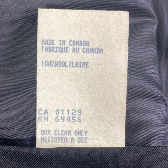 Vintage Peerless Mens Double Breasted Blazer | 42 | Black | Wool - Picture 4 of 12